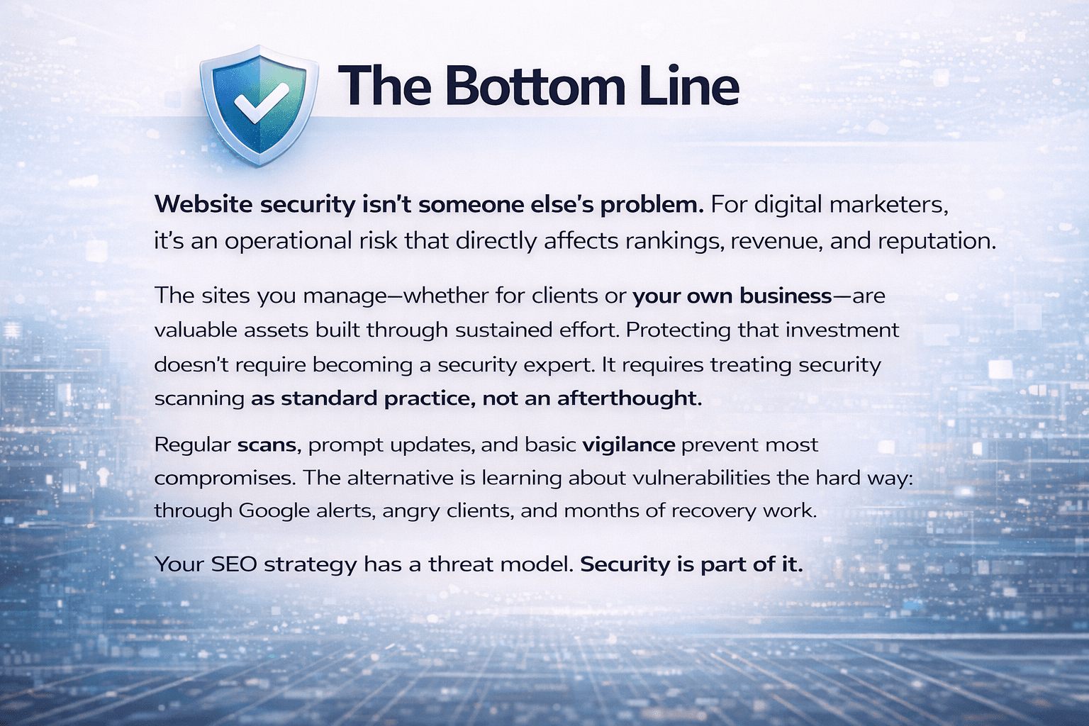 Website Security Is a Marketing Problem
